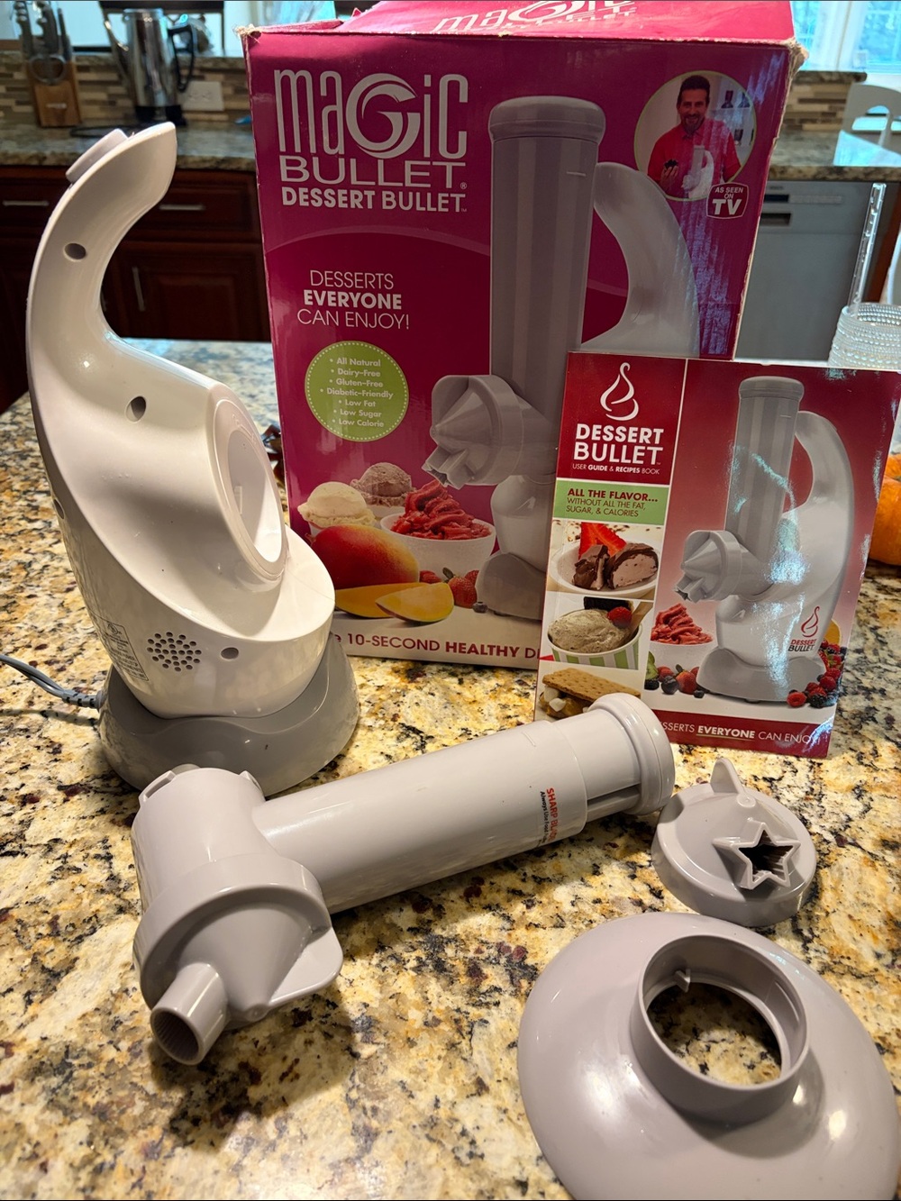 Dessert Bullet Frozen Treat Maker - White